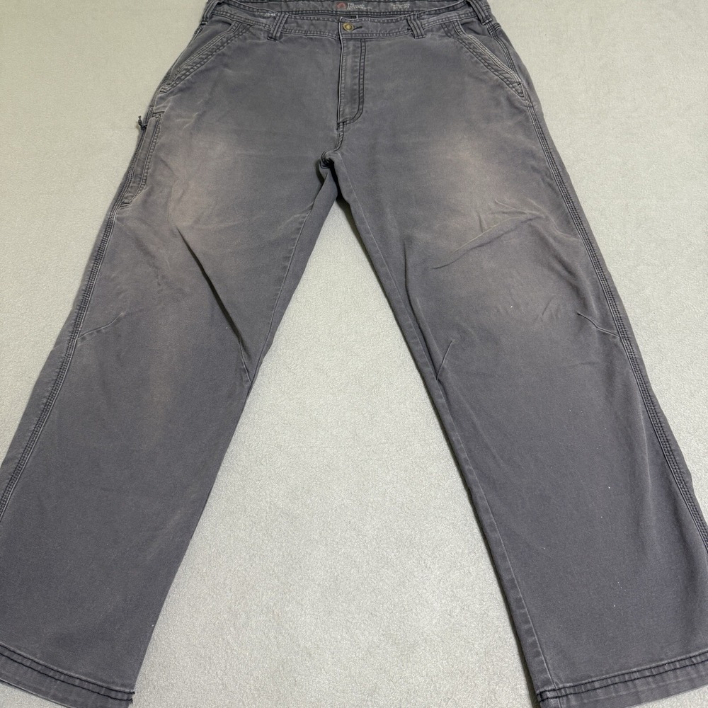 Mens Jeans Distressed Canvas Pants 36x30 (34x28)* Biker Work WORN IN Grungecore